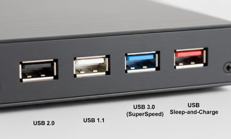 As Cores das Entradas USB Explicadas: O Que Cada Uma Significa e Porque Importa Mesmo
