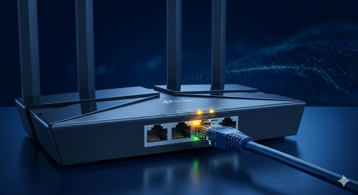 As Luzes da Porta Ethernet do Teu Router: O Que Significam e Quando Deves Preocupar-te