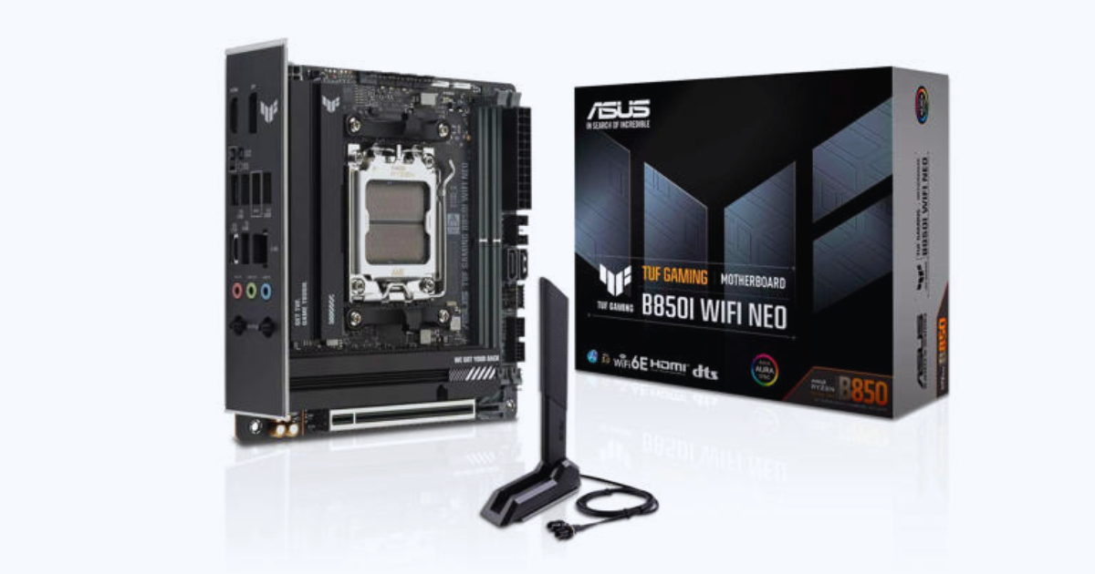 Motherboard Mini-ITX B850: ASUS TUF Gaming B850I WIFI NEO
